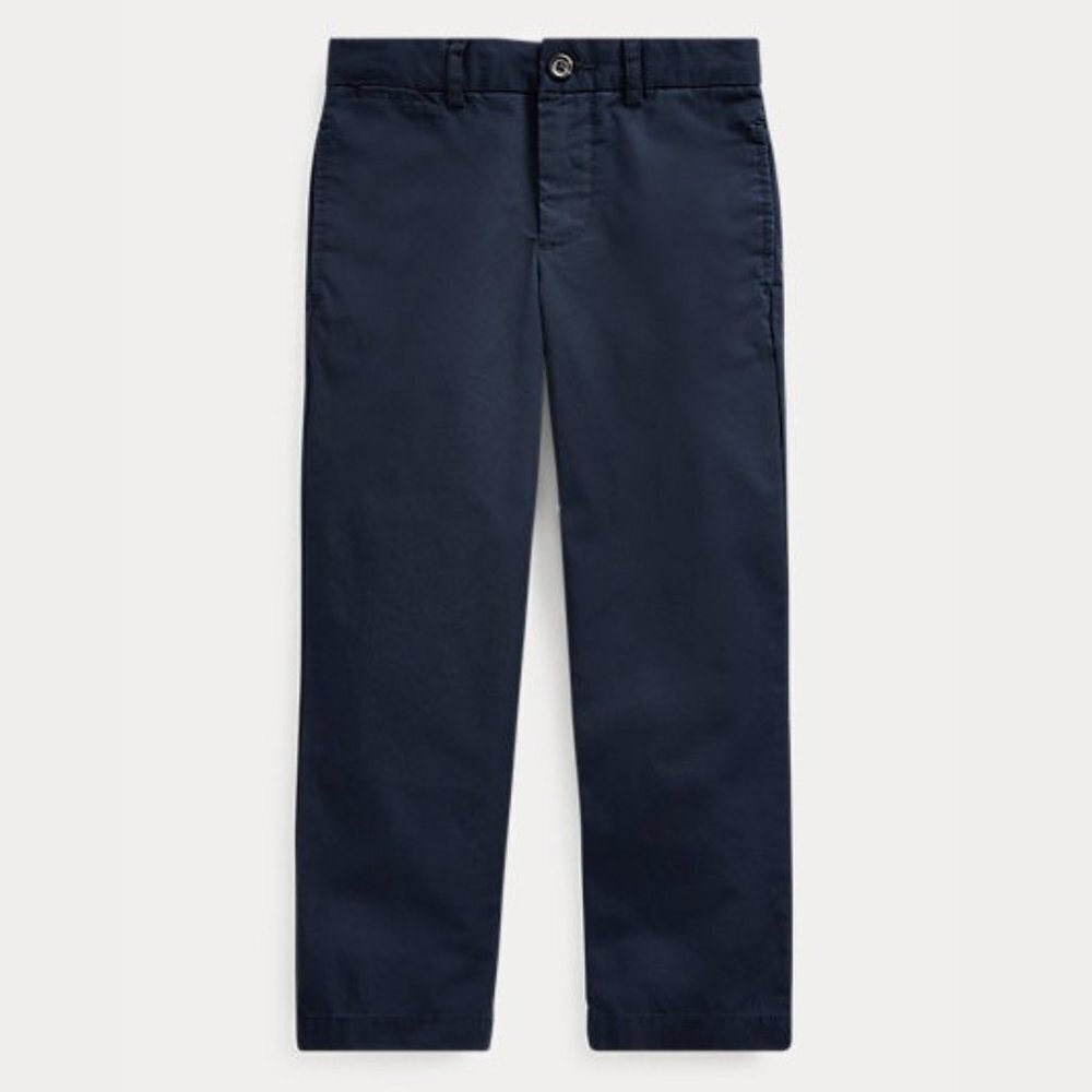 Polo By Ralph Lauren Kid's Chino Flat Front Straight Leg Pants  - 20